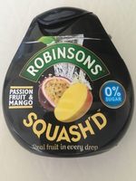 Robinsons Squash'd Passion & Mango No Added Sugar