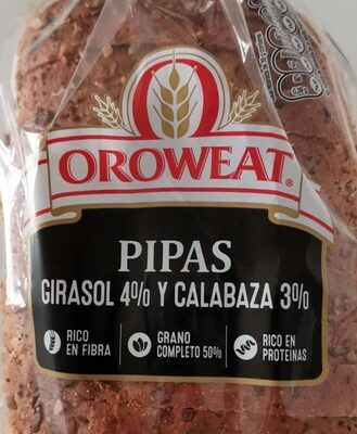 Pan de molde pipas girasol y calabaza