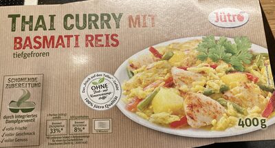 Thai Curry mit Basmatireis, tiefgefroren