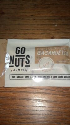 Barre énergétique cacahuètes