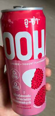 อู-ฮ่า เครื่องดื่มโซดากลิ่น ลิ้นจี่และโยเกิร์ต