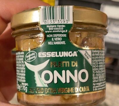 Filetto di tonno all’olio extravergine di oliva