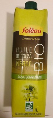 Huile de colza vierge bio