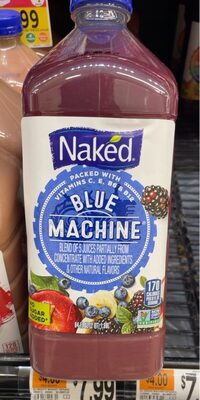 Blue machine front packaging