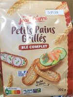 Petits pains grillés blé complet