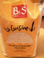 Poudre d'amandes naturelles