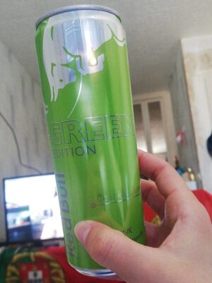Redbull Green edition front packaging