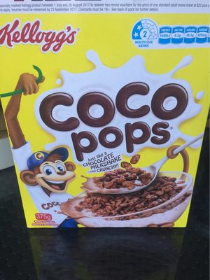 Coco pops front packaging