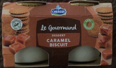 Le gourmand dessert caramel biscuit
