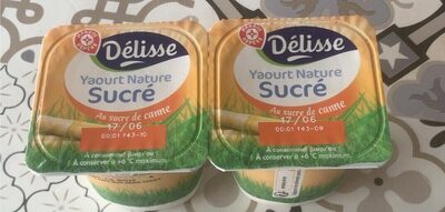 Yaourt nature sucré