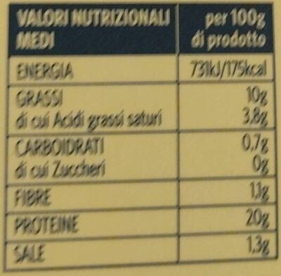 Conad sapori e dintorni nutrition facts table