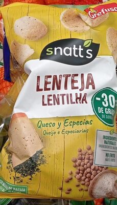 Chips lenteja front packaging