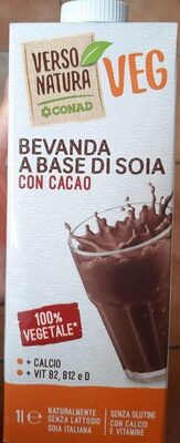 Bevanda a base di soia con cacao