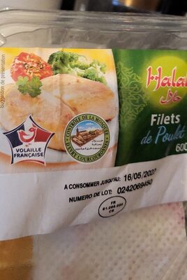 Filet de poulet halal