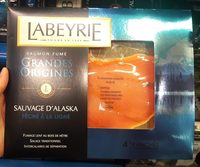 Saumon fumé - grandes origines - 4 tranches