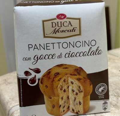 Panettoncino con gocce di cioccolato