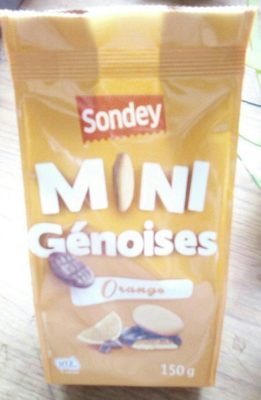 Mini génoises orange