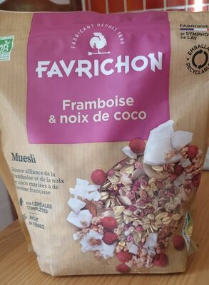 Favrichon framboise noix de coco
