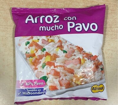 Arroz con mucho pavo
