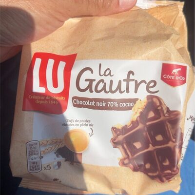 La gaufre chocolat noir