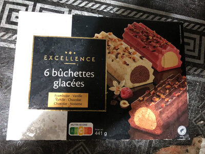 6 buchetttes glacées