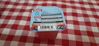 gelatina sabor frutas do/del bosque