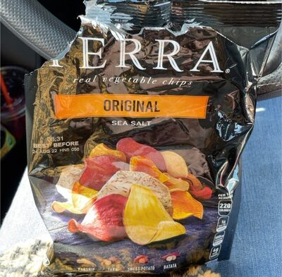 Real vegetable chips original sea salt