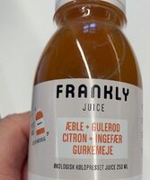 Æble, gulerod, citron, ingefær, gurkemeje juice