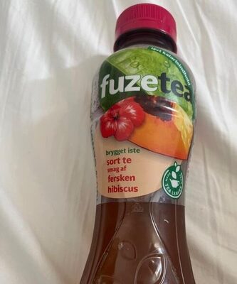 Iste sort te smag af fersken hibiscus