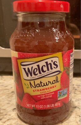 Natural strawberry spread