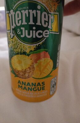 Perrier et juive ananas mangue
