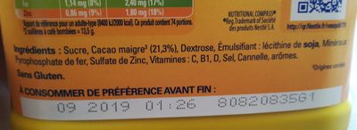 Code-barres inexistant et/ou fiche incomplète, obsolète ou en doublon ingredients label