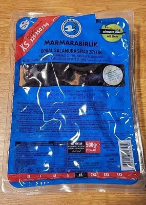 Natürliche schwarze Oliven