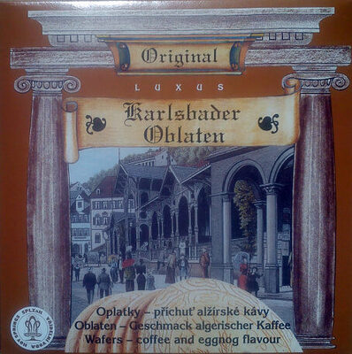 Oplatky - příchuť alžírské kávy