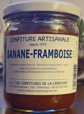 Confiture Banane Framboise