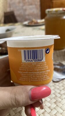 Iaurt cu gust de caise