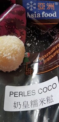 Perles de coco surgelées front packaging