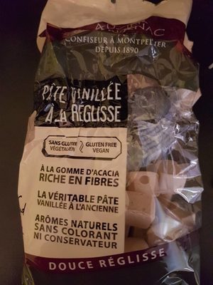Pâte vanillé a la reglisse