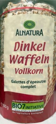 Dinkel Waffeln Vollkorn front packaging