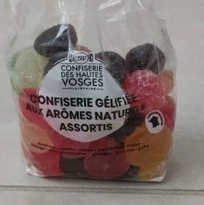 Confiserie gélifiée aromes naturels assortis