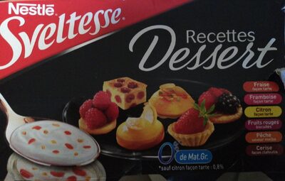Recettes dessert front packaging