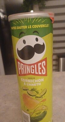 Pringles cornichons à l'aneth front packaging