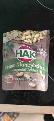 Grüne Kidfnybohnen front packaging