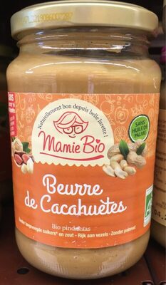 Beurre de cacahuetes front packaging
