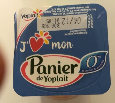 Panier de yoplait