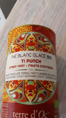 thé blanc glacé  bio
