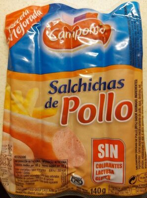 Salchichas de pollo