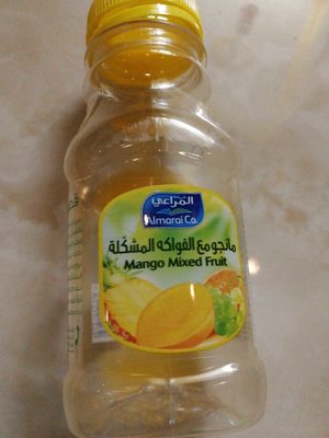 عصير مانجو مع الفواكه المشكله 