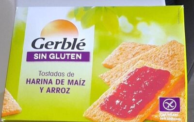 Tostadas de harina de maíz y arroz