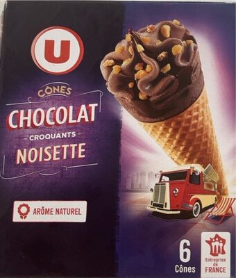 Cônes Chocolat Croquants Noisette